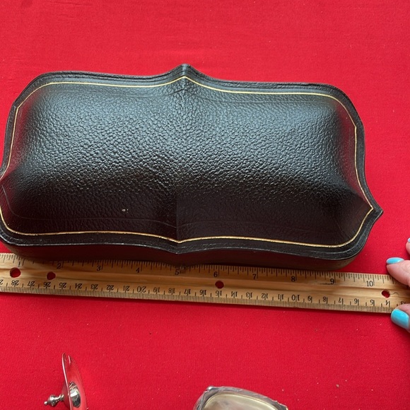 ANTIQUE BOXED SIGNED 5 PIECE MINIATURE CRUET SET - Picture 11 of 16